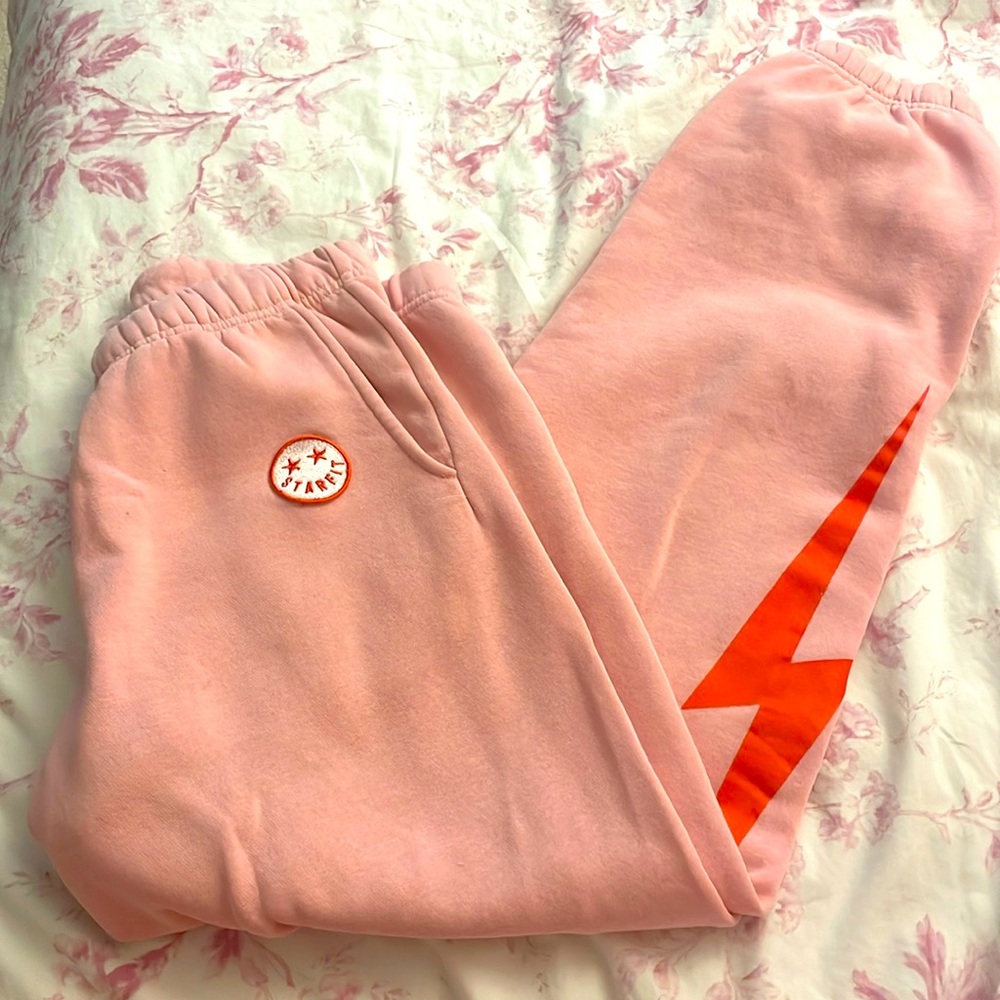 Women Starfit Pink Sweatpants